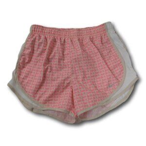 Nike Shorts Womens Pink White Just Do It All Over Print Brief Lined Size: S